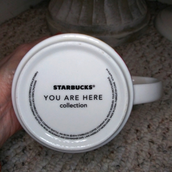 Starbucks 2014 Las Vegas Retro Gambling Cityscape Design You Are Here Mug - Picture 6 of 7